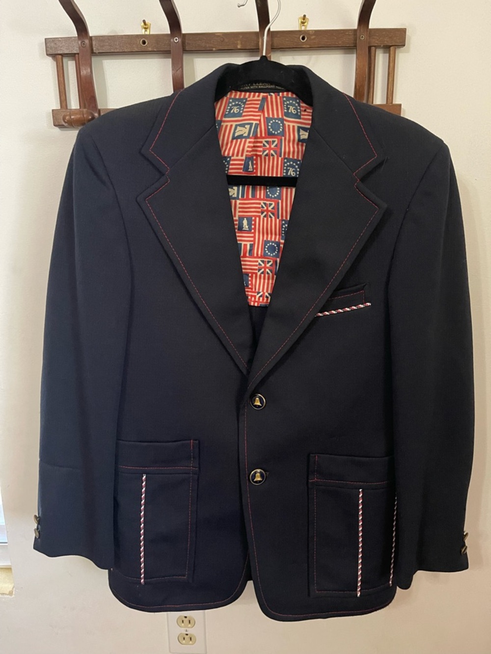Vintage 1976 Bicentennial blazer by Tom Falvey - Florida made